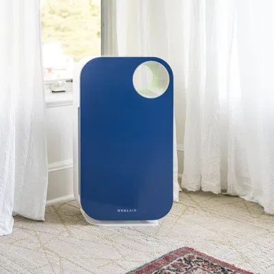 Oval Air Air Purifier Cover In Santorini Hills Blue
