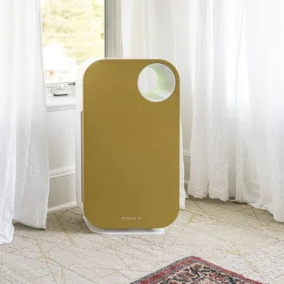 Oval Air Air Purifier Cover In Vintage Buttercup Yellow