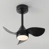 Oval Air Albini Contemporary Minimalist 6-speed Metal Mobile-app/remote-controlled Dimmable Smart Integrated  In Black