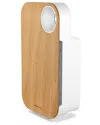 Oval Air Light Wood Air 3-stage H13 True Hepa 5-in-1 Air Purifier In Brown
