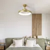 Oval Air Loren 20" Modern 6-speed Metal Dimmable Smart Led Ceiling Fan W/ App & Remote