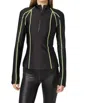 Oval Square Gym Blouse In Black In Black