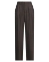 Oval Square Woman Pants Black Size L Polyester, Viscose, Elastane