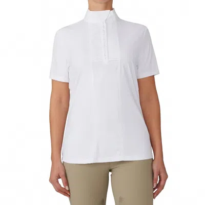 Ovation Elegance Grace Short Sleeve Show Shirt In White
