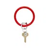 Oventure Leather Big O Key Ring In Cherry On Top In Multi