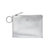 Oventure Leather Ossential Card Case In Quicksilver In Multi