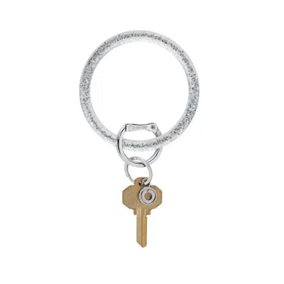 Oventure Resin Big O Key Ring In Disco Ball In Multi