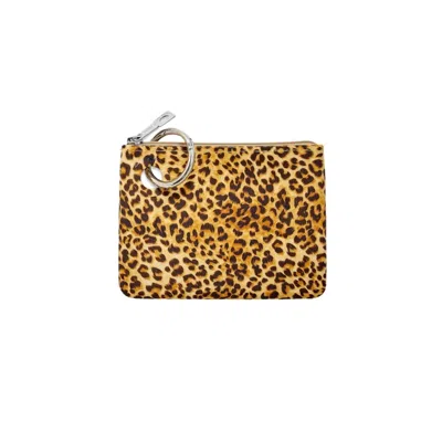 Oventure Women's Cheetah Mini Silicone Pouch In Yellow, Black In Multi