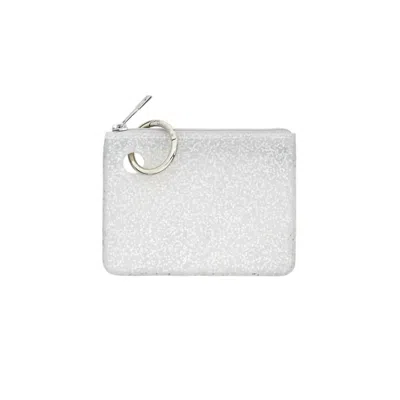 Oventure Women's Confetti Mini Silicone Pouch In Silver