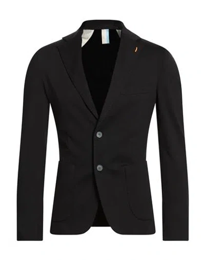 Over-d Over/d Man Blazer Black Size 36 Viscose, Nylon, Elastane