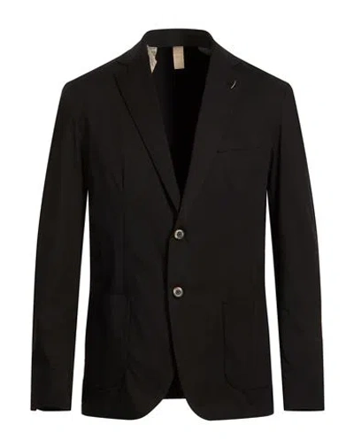 Over-d Over/d Man Blazer Black Size 44 Cotton, Nylon, Elastane