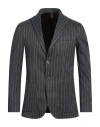 Over-d Over/d Man Blazer Grey Size 36 Polyester, Viscose, Elastane In Gray