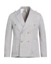 Over-d Over/d Man Blazer Grey Size 44 Polyester In Gray