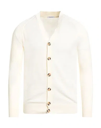 Over-d Over/d Man Cardigan Cream Size Xl Cotton