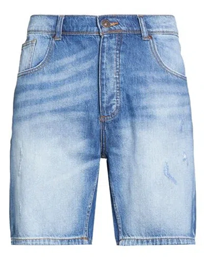 Over-d Over/d Man Denim Shorts Blue Size 34 Cotton