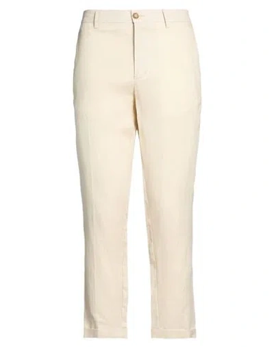 Over-d Over/d Man Pants Beige Size 36 Linen In Neutral
