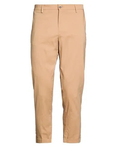 Over-d Over/d Man Pants Camel Size 36 Cotton, Nylon, Elastane In Gray