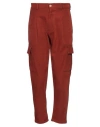 Over-d Over/d Man Pants Tan Size 28 Polyester, Elastane In Brown