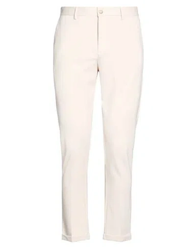 Over-d Over/d Man Pants White Size 36 Viscose, Nylon, Elastane