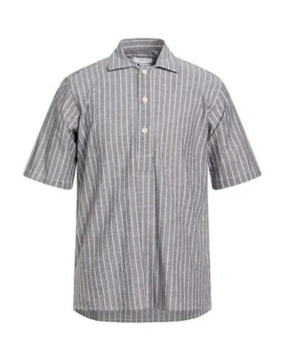 Over-d Over/d Man Shirt Black Size M Cotton In Gray