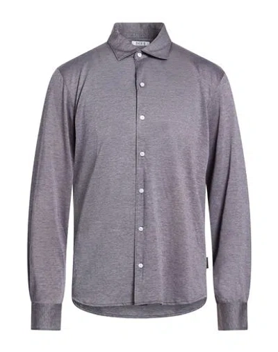 Over-d Over/d Man Shirt Mauve Size Xl Cotton, Polyester In Purple