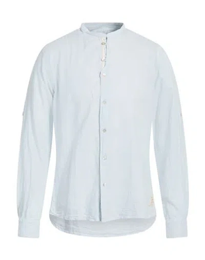 Over-d Over/d Man Shirt Sky Blue Size Xl Linen, Cotton