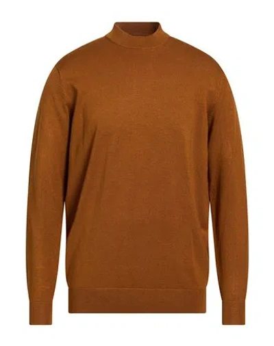 Over-d Over/d Man Sweater Brown Size Xxl Viscose, Nylon