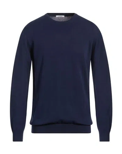 Over-d Over/d Man Sweater Midnight Blue Size Xxl Cotton