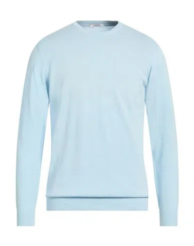 Over-d Over/d Man Sweater Sky Blue Size Xxl Cotton