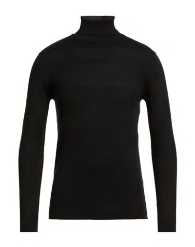 Over-d Over/d Man Turtleneck Black Size S Viscose, Nylon
