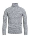 Over-d Over/d Man Turtleneck Midnight Blue Size Xxl Acrylic, Nylon In Gray