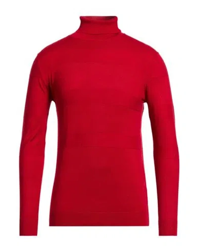 Over-d Over/d Man Turtleneck Red Size L Viscose, Nylon