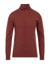 Over-d Over/d Man Turtleneck Rust Size Xl Acrylic, Nylon In Gold