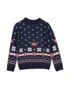 Over-d Over/d Toddler Boy Sweater Navy Size 7 Wool, Modacrylic In Navy