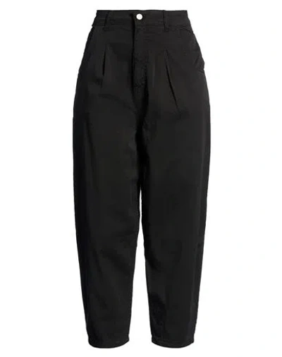 Over-d Over/d Woman Pants Black Size 8 Cotton, Elastane