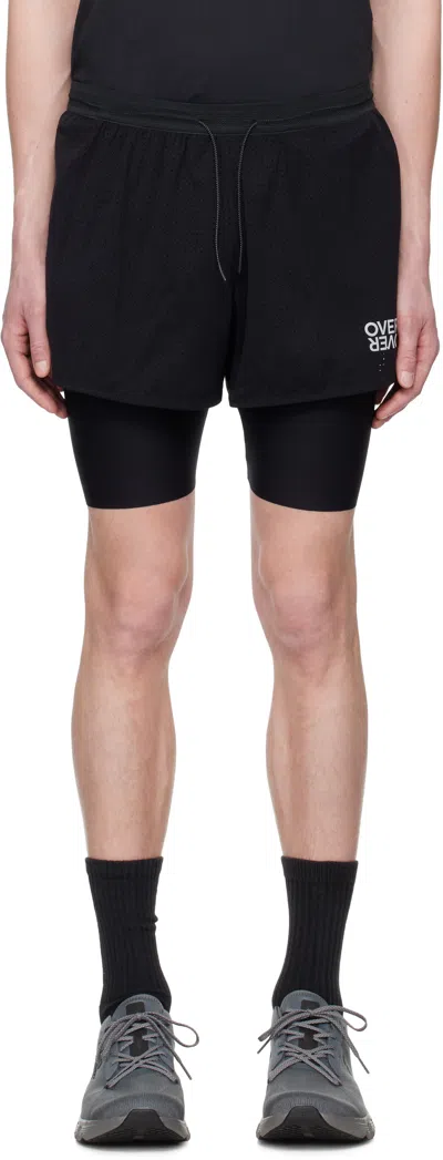 Over Over Black Two Layer Shorts