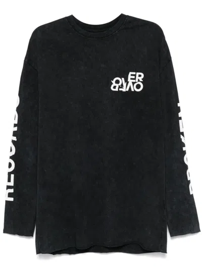 Over Over Easy T-shirt In Black
