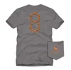 Over Under Men's Double Barrel Clays Short Sleeve Tee In Hurricane In Gray