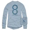 Over Under Men's Double Barrel Waterfowl Long Sleeve Tee In Skyride In Multi