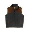 Over Under Men's King's Canyon Vest In Charcoal/ Bison