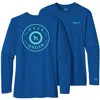 Over Under Men's Tidal Tech Shot Long Sleeve Tee In Royal In Blue
