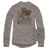 Over Under Unisex - Masters Of Their Craft Long Sleeve T-shirt In Driftwood In White