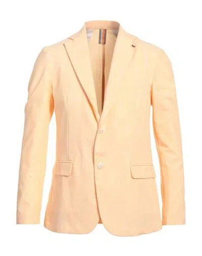 Over-d Over/d Man Blazer Apricot Size 42 Viscose, Polyamide, Elastane In Orange