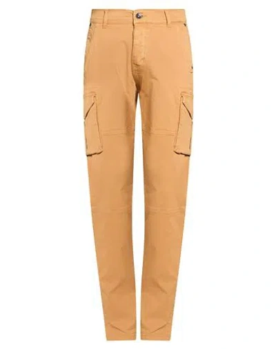 Over-d Over/d Man Pants Camel Size 29 Cotton, Elastane In Beige