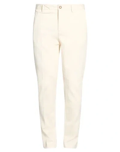 Over-d Over/d Man Pants Cream Size 30 Viscose, Nylon, Elastane In White