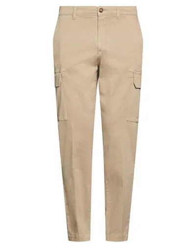 Over-d Over/d Man Pants Khaki Size 36 Cotton, Elastane In Multi