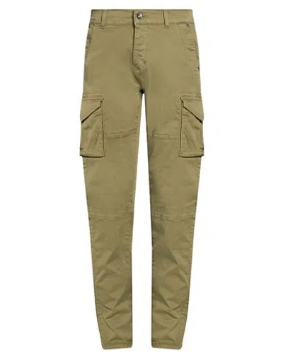 Over-d Over/d Man Pants Military Green Size 30 Cotton, Elastane