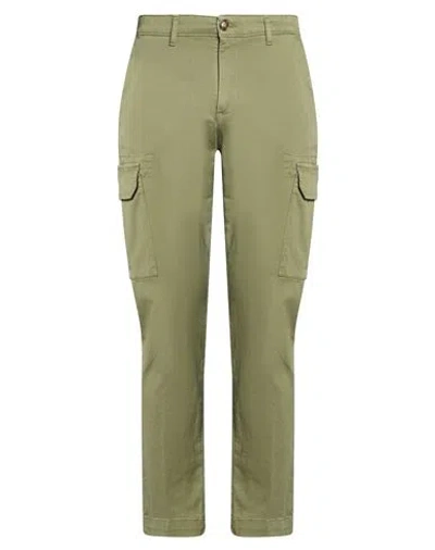 Over-d Over/d Man Pants Military Green Size 32 Cotton, Elastane