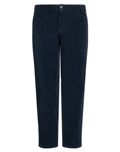 Over-d Over/d Man Pants Navy Size 30 Cotton, Elastane In Blue