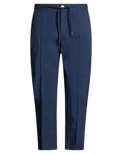 Over-d Over/d Man Pants Navy Size 36 Cotton, Elastane